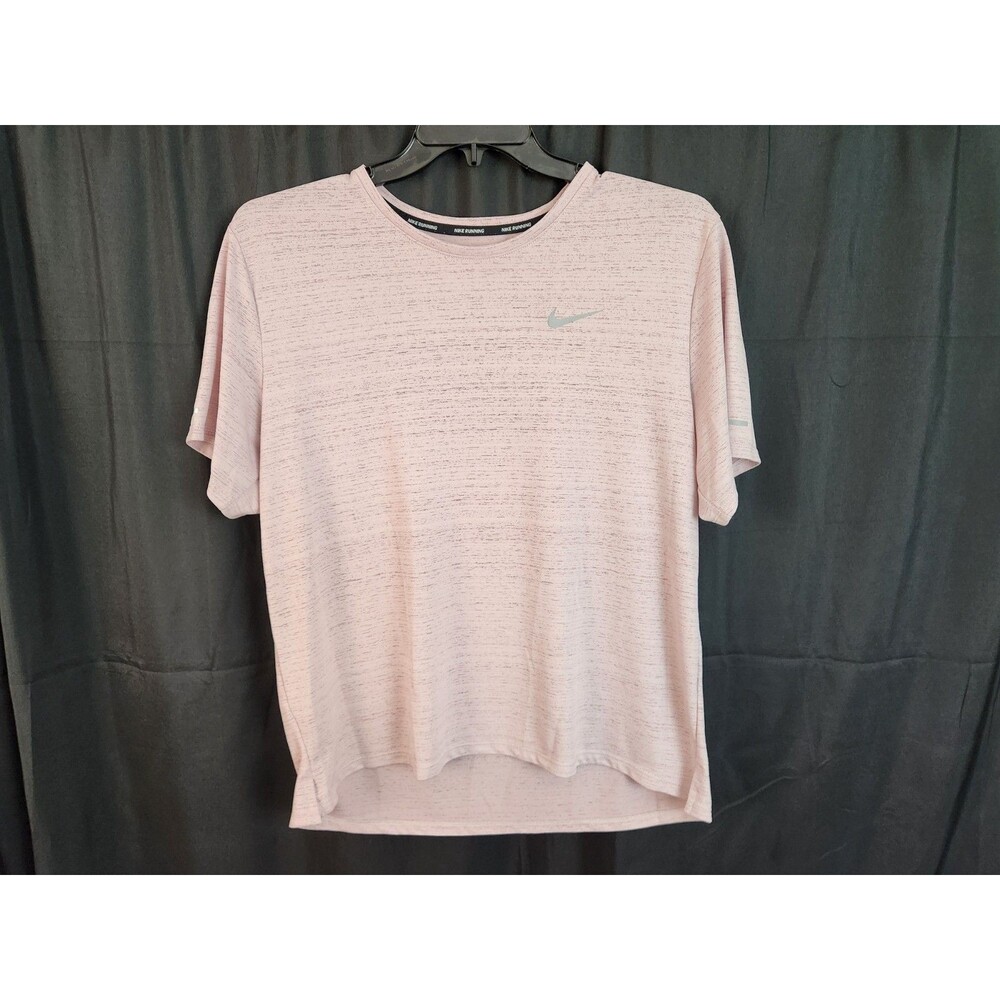 NIke Dri-Fit Men's Short Sleeve Running T-Shirt Pink Size Large